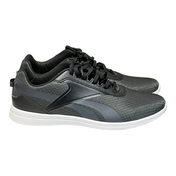 Reebok Stridium 2 Core Walking Shoes Black/Cold Grey 7/Ftwr White Sneakers 10.5 - Picture 1 of 8
